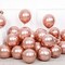 134pcs Macaron Orange Balloon Garland Arch Kit - Metallic Chrome Balloons with 4D Globos and Rose Gold Confetti Latex Balloons for Wedding, Birthday Party, and Baby Shower Decor (Gold, Pink, Rose Gold)